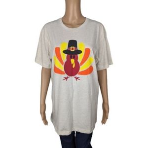 L.A.T. Apparel Thanksgiving Turkey T-Shirt M